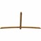 Ekena Millwork Bellingham Rough Sawn Timber Gable Bracket, Western Red Cedar, 108"W x 58"H x 2"D x 4"F, 13/12 Pitch GBW108X58X0204BEL00RWR - alternate 4